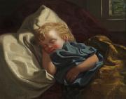 John George Brown Sleeping Angel oil painting picture wholesale